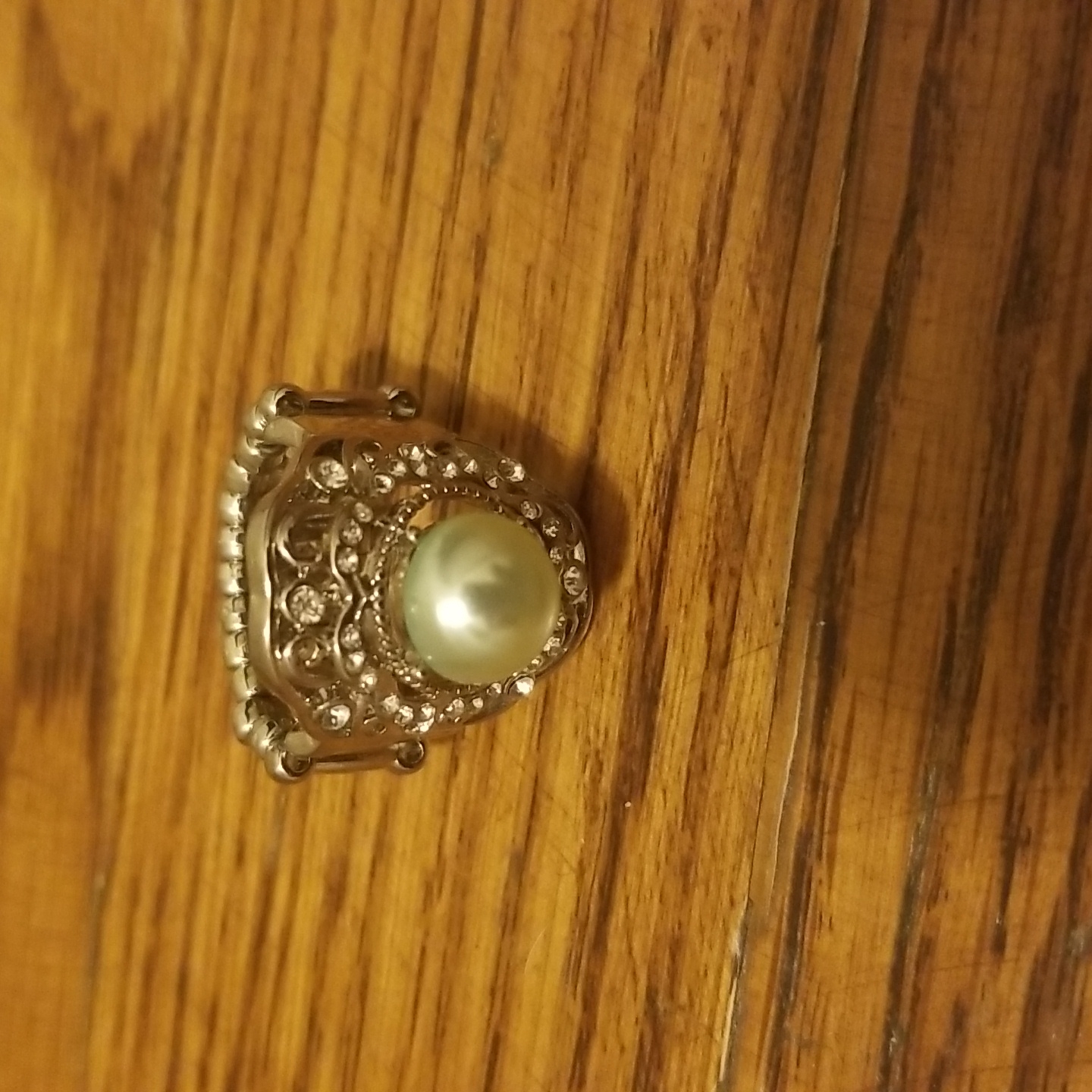 Silver Colored Adjustable Ring